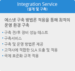 Integration Service(설계 및 구축)